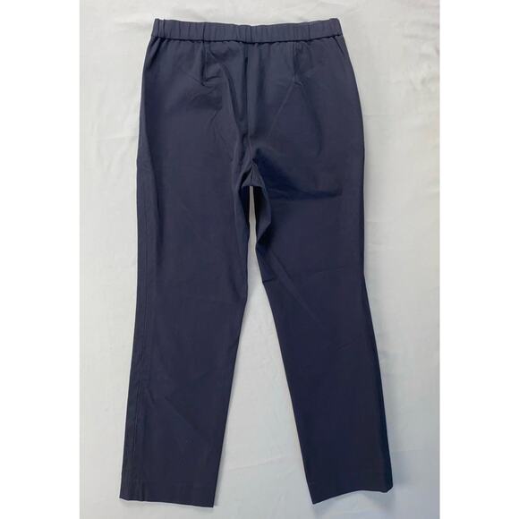 Theory 'Basic Pull On Pant' in Dark Night Approach Twill. Navy, Women's 2. NWT! - Picture 6 of 7